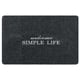 thumbnail image 1 of REGALWOVEN Tapete de puerta antideslizante para interiores y exteriores para la puerta de entrada, gris simple 20" x 32", 1 of 6