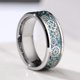 thumbnail image 4 of Guardurnaity Anillo de acero inoxidable para hombre y mujer, joyería decorativa para fiesta de moda, collar de vestir de ocio, colgante, Ropa, zapatos y accesorios Miscelánea Talla 7, 4 of 6
