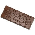 thumbnail image 2 of Chocolate World CW12017 Best-Dad-Ever Polycarbonate Candy Mold with 4 Cavities, Each 50mm x 118mm x 8mm High, 2 of 4