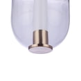 thumbnail image 3 of Craftmade - Holmes 23.63 in. 1 Light Dimmable LED Pendant in Satin Brass Finish with Clear Glass, 3 of 4