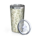 thumbnail image 2 of Pioneer Floral Pattern 10oz Tumblers Stainless Steel Tumbler with Lid and Straw,Vacuum Insulated Double Wall Travel Tumbler Cups with Cleaning Brush for Coffee, Tea, 2 of 4