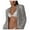 Grey, variant on Womens Sequin Blazer Jacket Glitter Sparkle Sequin Long Sleeve Lapel Jacket Elegant Mid-Length Formal Coat for Wear