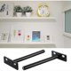 thumbnail image 5 of pc Floating Shelf Bracket, Invisible Shelf Bracket in Metal, Heavy Duty Hidden Shelf Bracket, Invisible Shelf Bracket in Wood, 5 of 5