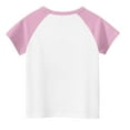 thumbnail image 6 of Fjofpr Toddler Girl Clothes under $5 Shirts for Girls 4T-5T Toddler Kids Boys Girls Fashion Cute Round Neck Print Short Sleeve Top (3-14 Years), 6 of 9