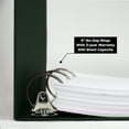 thumbnail image 2 of Carstens 3-Inch Heavy Duty 3-Ring Binder for OSHA Manuals - Side Opening, Forest Green, 2 of 5