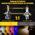 thumbnail image 4 of Foco Led Moto Italika 125z 150z 200z 250z H4 Hs1 4 Modos Luz, 4 of 8