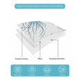 thumbnail image 5 of Quilts Queen Size Bedding Set, Blue Jellyfish Coastal Lightweight Quilted Comforter, Summer Beach Nautical Coral Soft Reversible Bedspread Coverlet with Pillow Covers for All Season, 90" x 96", 5 of 7