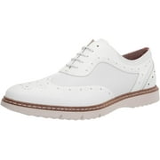 STACY ADAMS Mens Summit Wingtip Lace-up Oxford 9 White