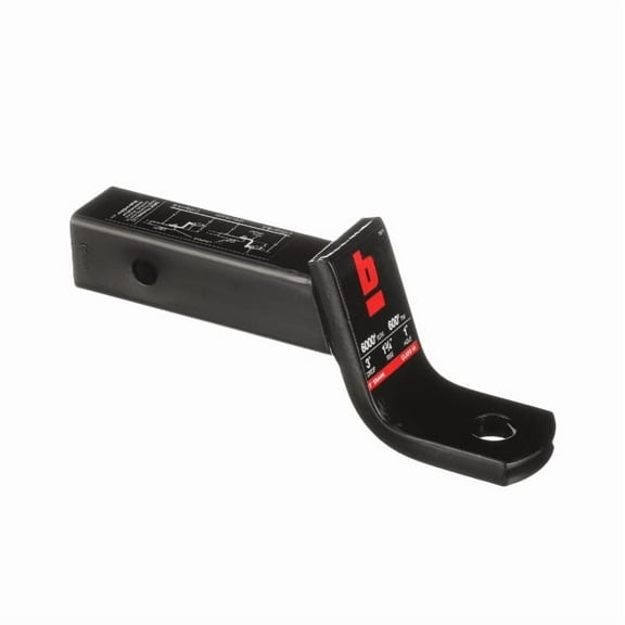 bROK Ball Mount, Class III, 2-Inch Shank, 3-in Drop, 1 3/4-Inch Rise, 1-inch Hitch Ball Shank Hole, 6,000 lbs, Classic Design