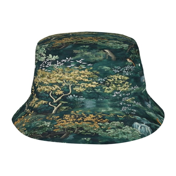 Enchanted Forest Fisherman's Hat Lightweight and Breathable Sun Hat Suitable for Both Men and Women