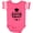 Football Pink and White, variant on Class of 2038 Grad with Diploma and Graduation Cap Boys or Girls Baby Bodysuit