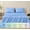 Blue, variant on Dream Living Queen Size Bedding Set (Includes 1 Flat Sheet, 1 Fitted Sheet, 2 Pillow Covers, 14'' Deep Pocket Soft Microfiber 4 Piece Set) Blue
