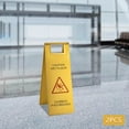 thumbnail image 3 of 2Pcs Stainless Steel Wet Floor Sign Caution Wet Floor Sign Safety Warning Sign, 3 of 15