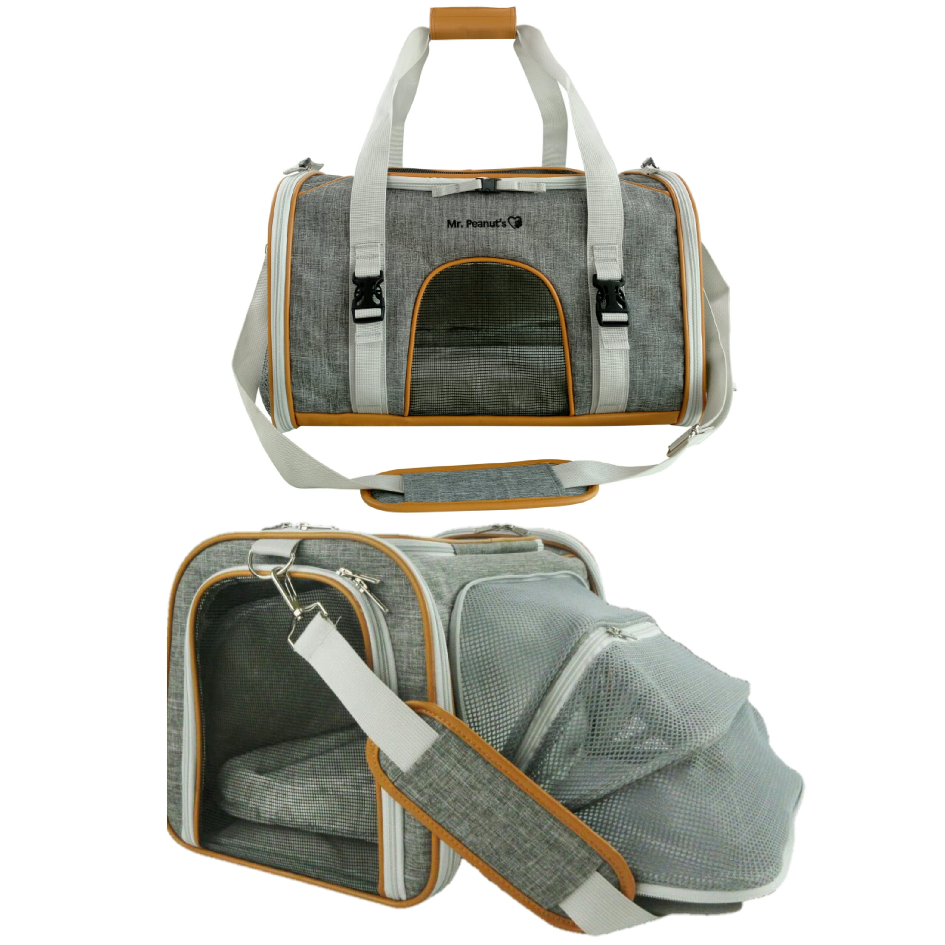 Expandable Airline Approved Pet Carrier by Mr. Peanut's