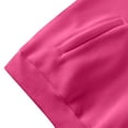 thumbnail image 5 of Domuza Mens Hoodies Casual Fashion Long Sleeve Drawstring Hooded Sweatshirt Fall Winter Basic Essential Raglan Hooded Pullover with Kanga Pocket Hot Pink 3XL, 5 of 7
