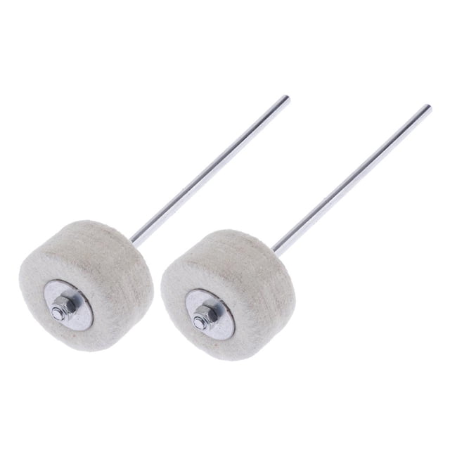 2x Jazz Drum Hammer Mallet Stick para piezas de repuesto de instrumentos de shamjiam Beater de pedal de tambor