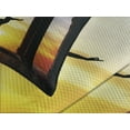 thumbnail image 4 of Ambesonne Yoga Quilted Bedspread Set 3 Pcs, Man in Old Building, Queen Size, Multicolor, 4 of 5