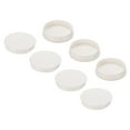 thumbnail image 1 of Unique Bargains 70mm OD Pipe Hole Plugs, 7 Pack PVC Round Tubing Insert Pipe End Cover for Pipeline Protection, White, 1 of 4
