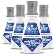 Crest Prohealth Advanced Mouthwash, Alcohol Free, Extra Whitening, Energizing Mint Flavor, 16 Fl Oz (Pack Of 4)