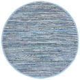 thumbnail image 6 of SAFAVIEH Rag Candis Striped Cotton Area Rug, Blue/Multi, 6' x 9', 6 of 10