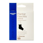 Equate Plantar Fasciitis Sleeves, L/XL, 2 Count