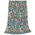 thumbnail image 2 of Honeii Foxes and Birds in Forest Print Fleece Blanket - Throw Blanket for Bed, Sofa, Couch, Camping, and Travel , Microplush Ultra Soft Warm Blanket-50"x40", 2 of 7