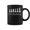 Black, variant on Im Thinking Chess Player Coffee Mugs