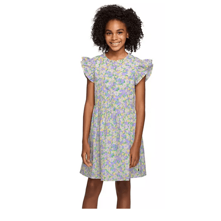 Gap Kids Girls Woven Dress XL Purple