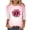 VKOYWKM-ZQR9-Pink, variant on VKOYWKM Breast Cancer Shirts for Women 3/4 Sleeve Tops Pink Pink Ribbon Graphic Tee Casual Crew Neck Breast Cancer Survivor Top
