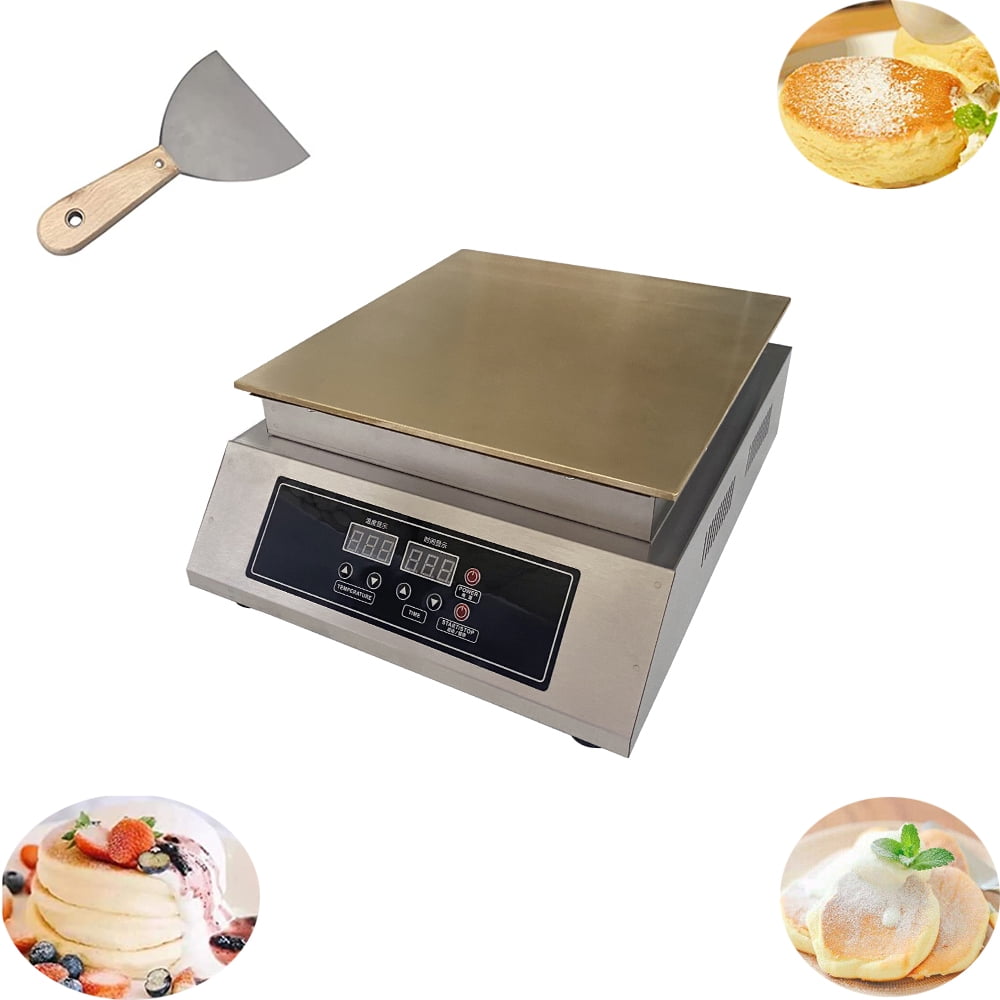 INTBUYING Electric Pancake Maker Single Plate Souffle Dorayaki Baker