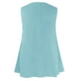 thumbnail image 5 of Aofany Plus Size Tank Tops for Women Flowy V Neck Women Shirts Loose Fit Summer Sleeveless Tops, 5 of 5