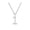 Silver 1, variant on Minimalist Number 6 Necklaces for Women Men Stainless Steel Hip Hop Number CZ Pendant Charm Necklace, Gold