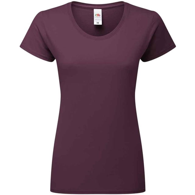 Fruit Of The Loom Womens Iconic Ringspun Cotton T-Shirt