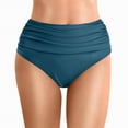 thumbnail image 2 of Ccpelsie Women's Swim Shorts High Waisted Bikini Bottom Full Coverage Swim Bottoms Tummy Control Soft Quick Dry Summer(A01-Navy,2XL), 2 of 6