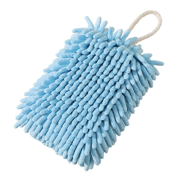 Soft Chenille Hand Towel, Binkne Chenille Hand Drying Towel, Soft Velvet Hand Towel, Dry Hanging Towels for Kitchen & Bathroom, Decorative & Absorbent