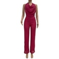 thumbnail image 4 of Lindreshi Jumpsuits for Women Clearance Women Sequin Color Short-sleeved Casual Jumpsuit, 4 of 8