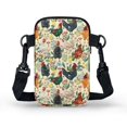thumbnail image 2 of HELLHERO Galaxy Blue Rose Crossbody Sling Bags with with Adjustable Strap for Travel, Outdoor and Daily Use, 2 of 7