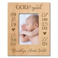 thumbnail image 1 of Birth Announcement Photo Frames for Girls - God is Good, 1 of 3