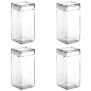 Square Glass Jar with Glass Lid 64 oz. 217663