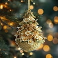 thumbnail image 6 of Msgweeeg 20 Count Holiday Decor Plastic Christmas Bee Acrylic Pendant Ornament Decor, 6 of 9