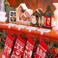 thumbnail image 5 of CY5O5ee Christmas Wreath Hanger for Front Door Metal Garland and Stocking Door Hanger Over The Door Hooks for Front Porch Counter Tables Window Fireplace Home Decor, 5 of 7