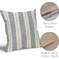 thumbnail image 4 of Sage Green Pillow Covers 18x18 Inch Set of 2 Modrn Grey Polka Dot Boho Striped Pattern Tan Cream Print Decorative Throw Pillowcases Outdoor Neutral Cushion Cases Decor for Sofa Couch Bed, 4 of 6