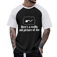 thumbnail image 4 of LUOGENLI Male T-shirts for Mens Men's Small Print Color Spring and Summer Sports Comfortable Breathable Sweat Round Neck Pullover Short Sleeve T Shirt Mens T-shirts Graphic Tees Easter Black XL, 4 of 4