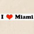 thumbnail image 2 of CafePress - I Love Miami Tote Bag - Unisex Canvas Tote Bag, Beige, 1-Piece, 2 of 6
