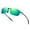 Green film, variant on Polarized Rimless Driving Sunglasses for Men Metal Frame Anti-Glare UV400 Protection Sun Glasses