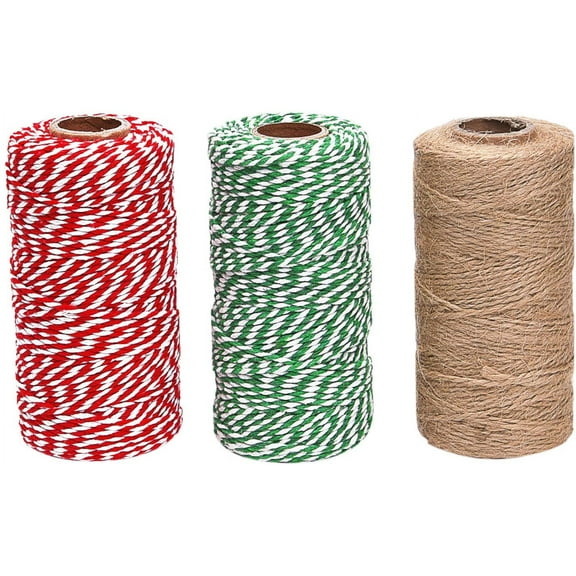 Twine Cotton 2 mm String Rope Cord for Gift Wrapping Arts Crafts Party Decorations Gardening Applications