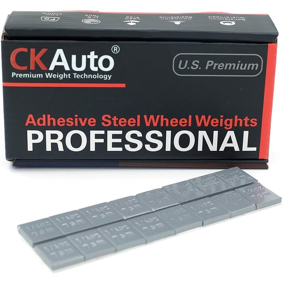 Pesas adhesivas para ruedas CKAuto, 7 g, color gris, 240 unidades