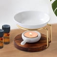 thumbnail image 4 of facefd Oil Burner Aroma Oil Warmer Diffuser Dining Room Scented Wax Melt Burner, 4 of 9