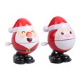thumbnail image 1 of 2pcs Christmas Gift Jumping Santa Claus Model Leaping Santa Clockwork Toys Wind-up Props Party Favors Party Supplies for Kids Child(Random and Assorted 2 Pattern), 1 of 9