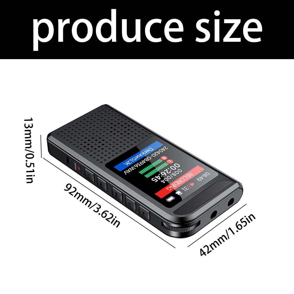 Miiottaa Digital Voice Recorders Clear Sound Recording Device Noise Reduction Voice Record
